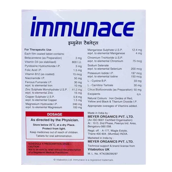immunace tablet 6's